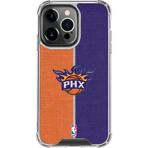 NBA Phoenix Suns Canvas iPhone 16 Pro Clear Case